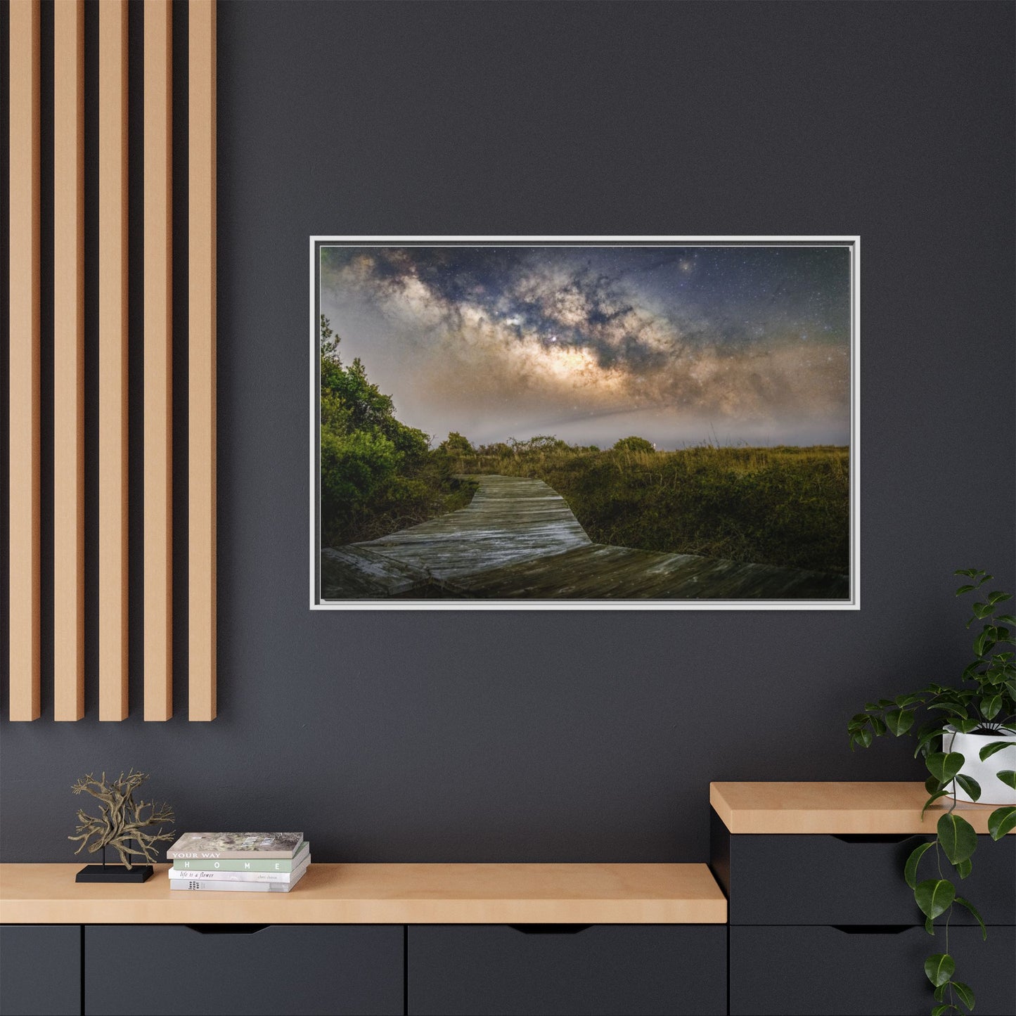 Night walk – Night Sky Canvas Wall Art