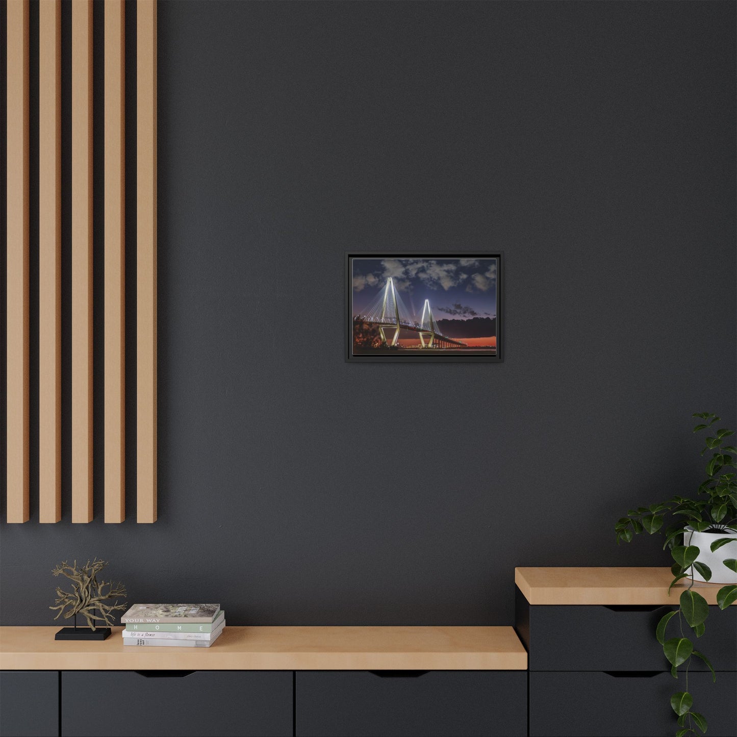Stellar alignment – Night Scape Canvas Wall Art