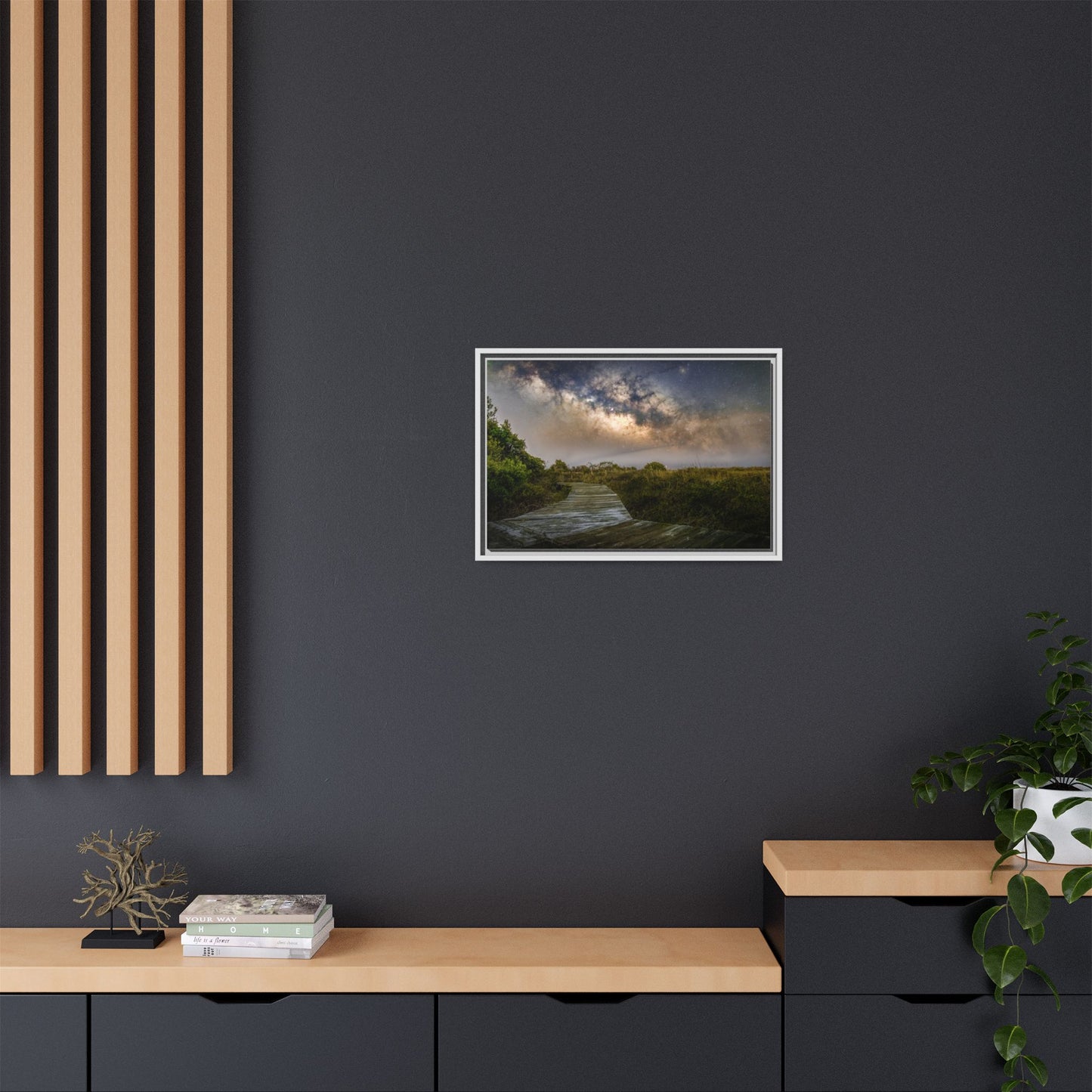 Night walk – Night Sky Canvas Wall Art