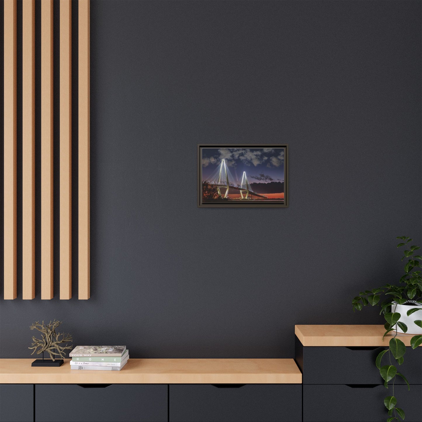 Stellar alignment – Night Scape Canvas Wall Art