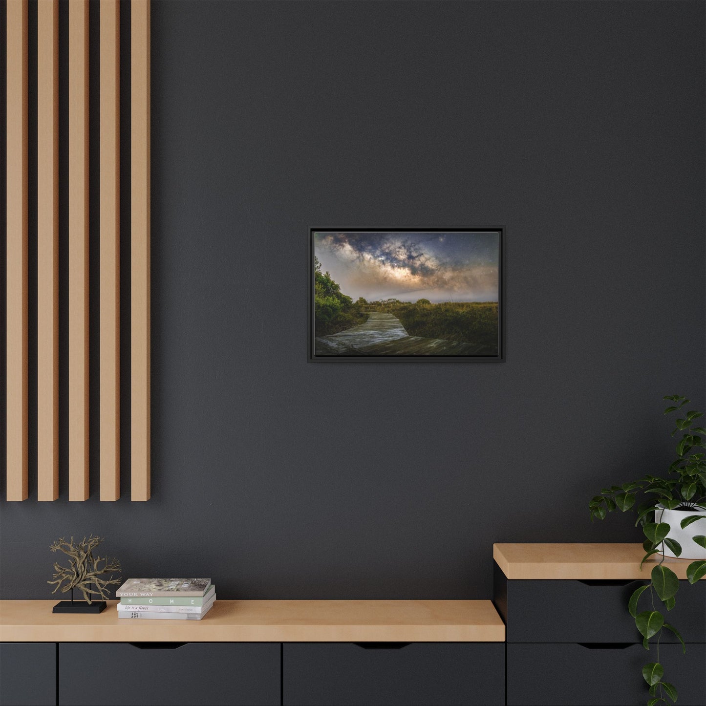 Night walk – Night Sky Canvas Wall Art