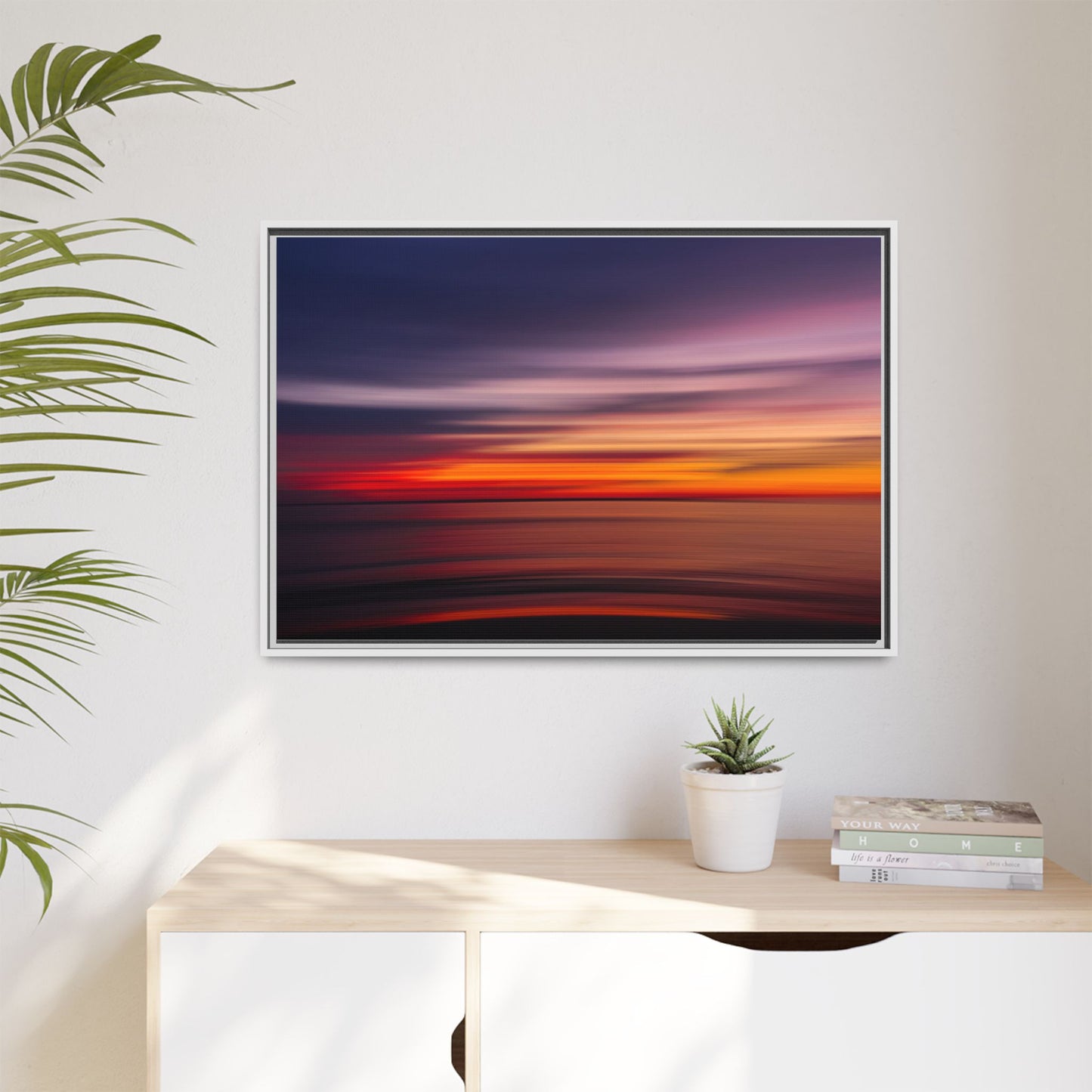 Sunset Blur – Abstract Canvas Print