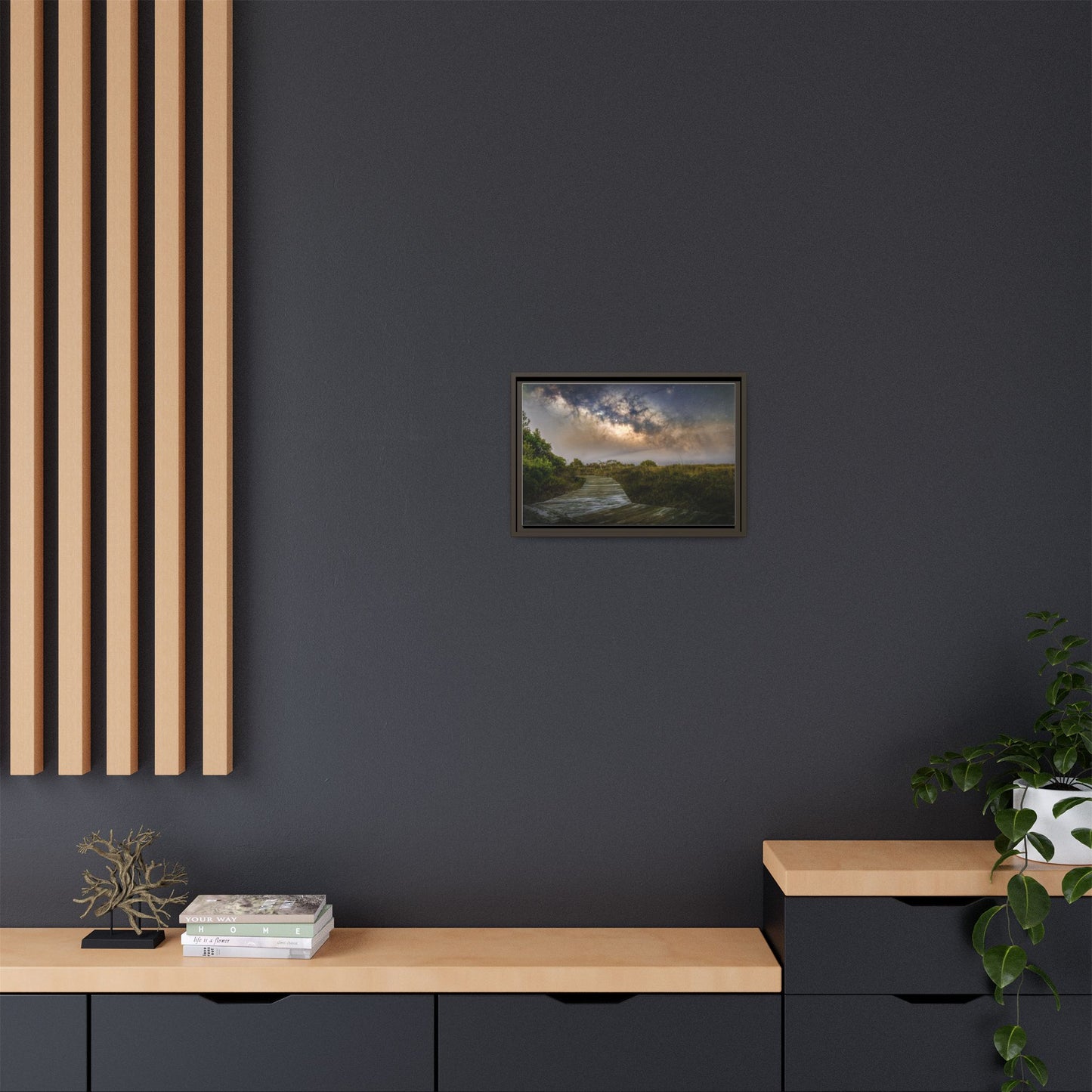 Night walk – Night Sky Canvas Wall Art