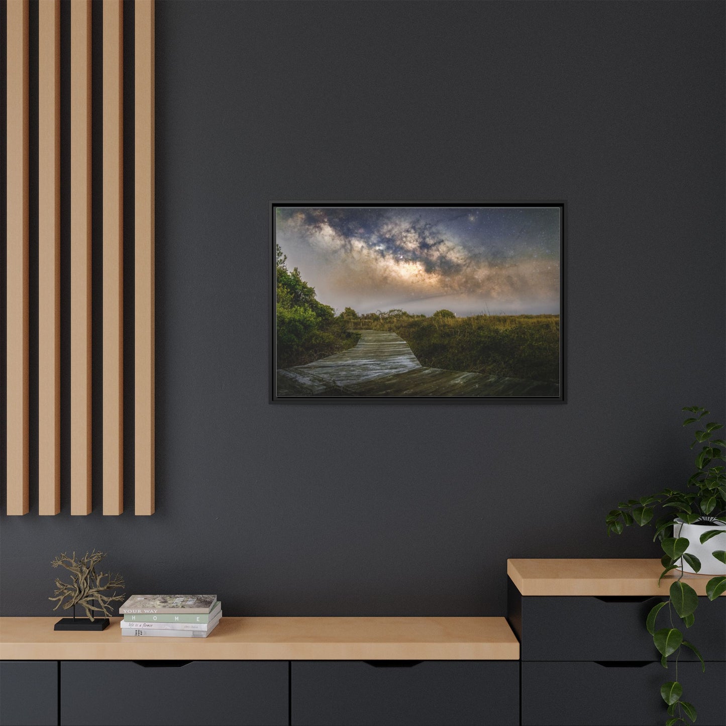 Night walk – Night Sky Canvas Wall Art