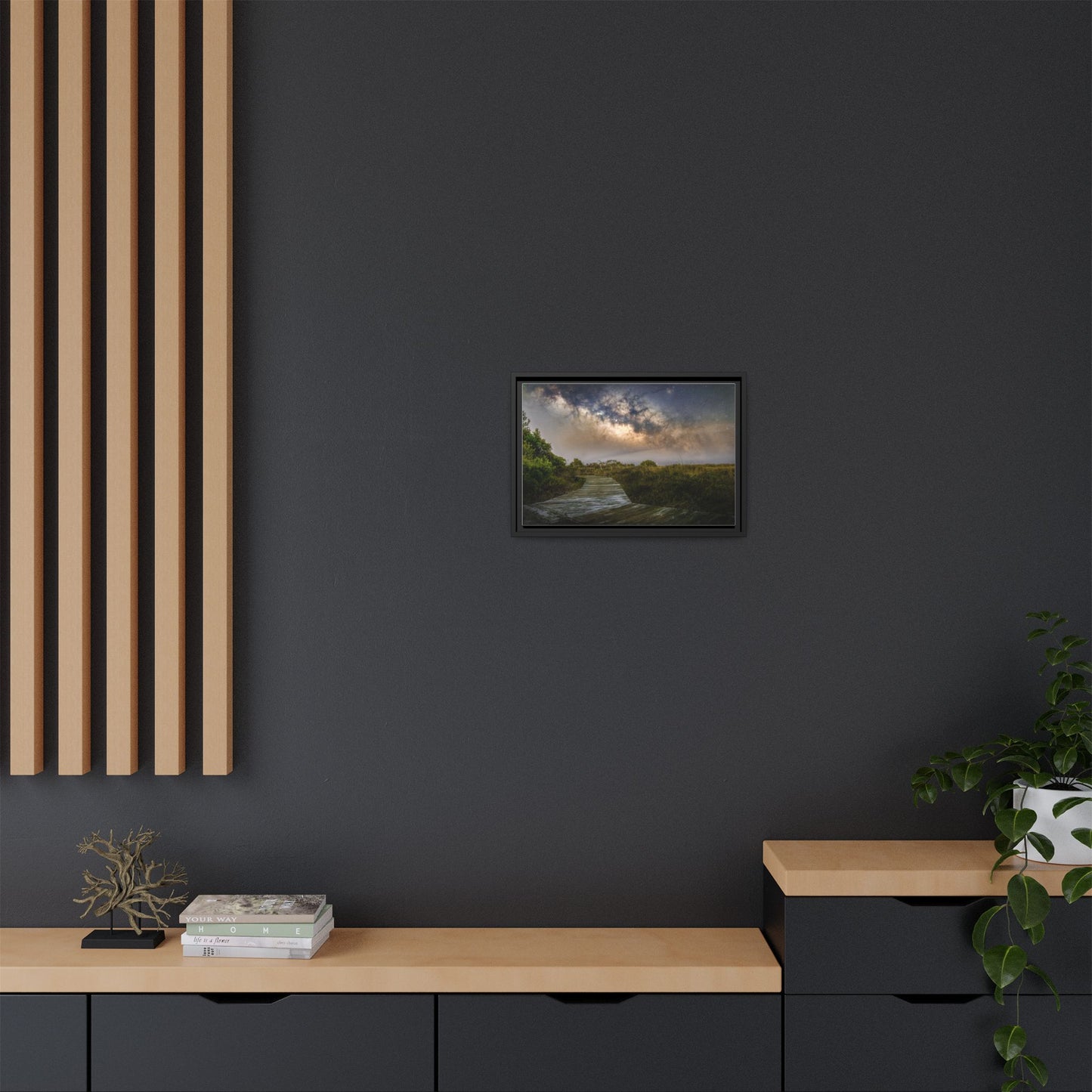Night walk – Night Sky Canvas Wall Art
