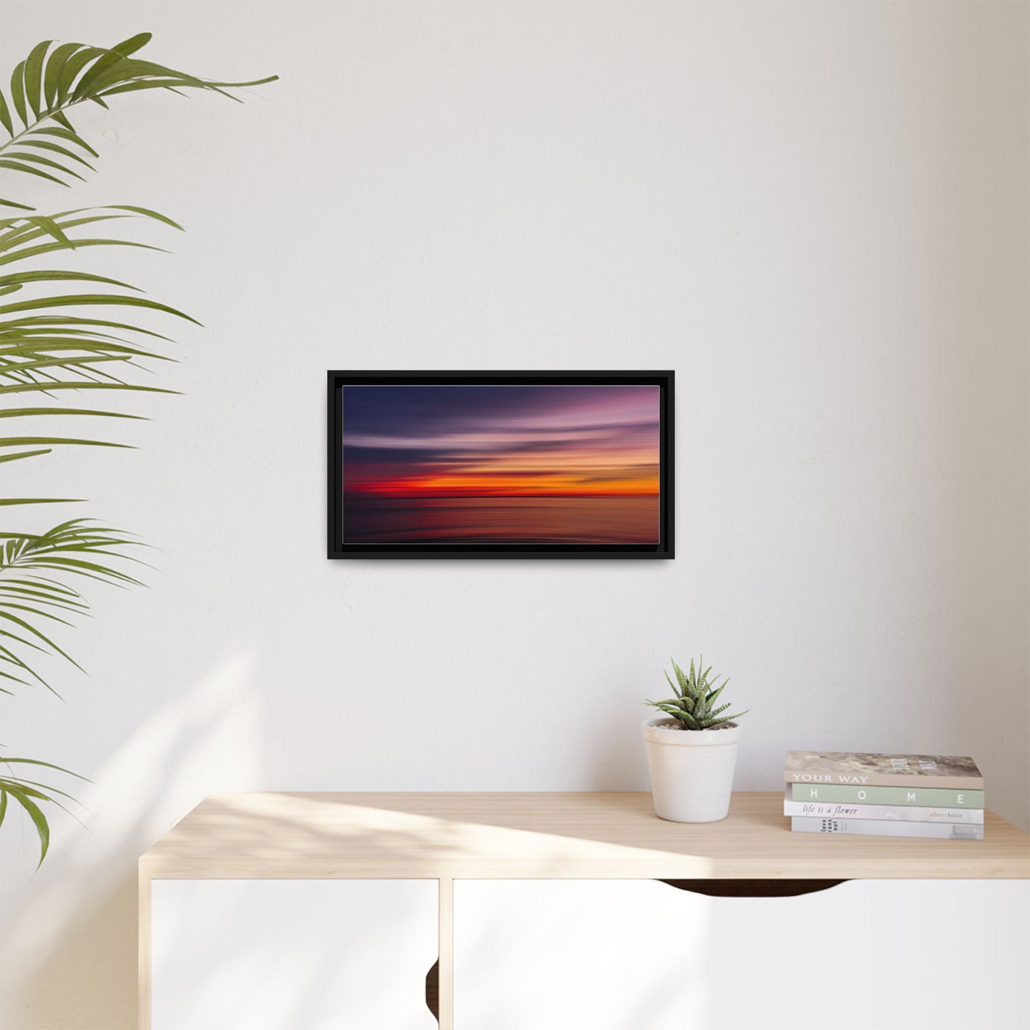 Sunset Blur – Abstract Canvas Print