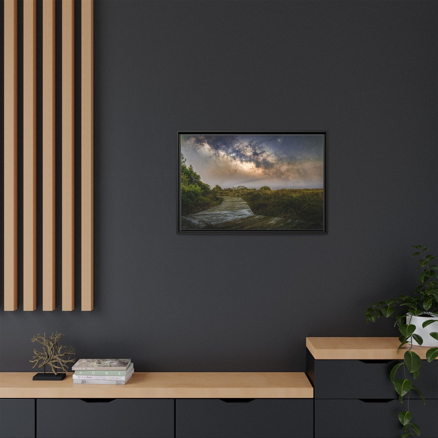 Night walk – Night Sky Canvas Wall Art