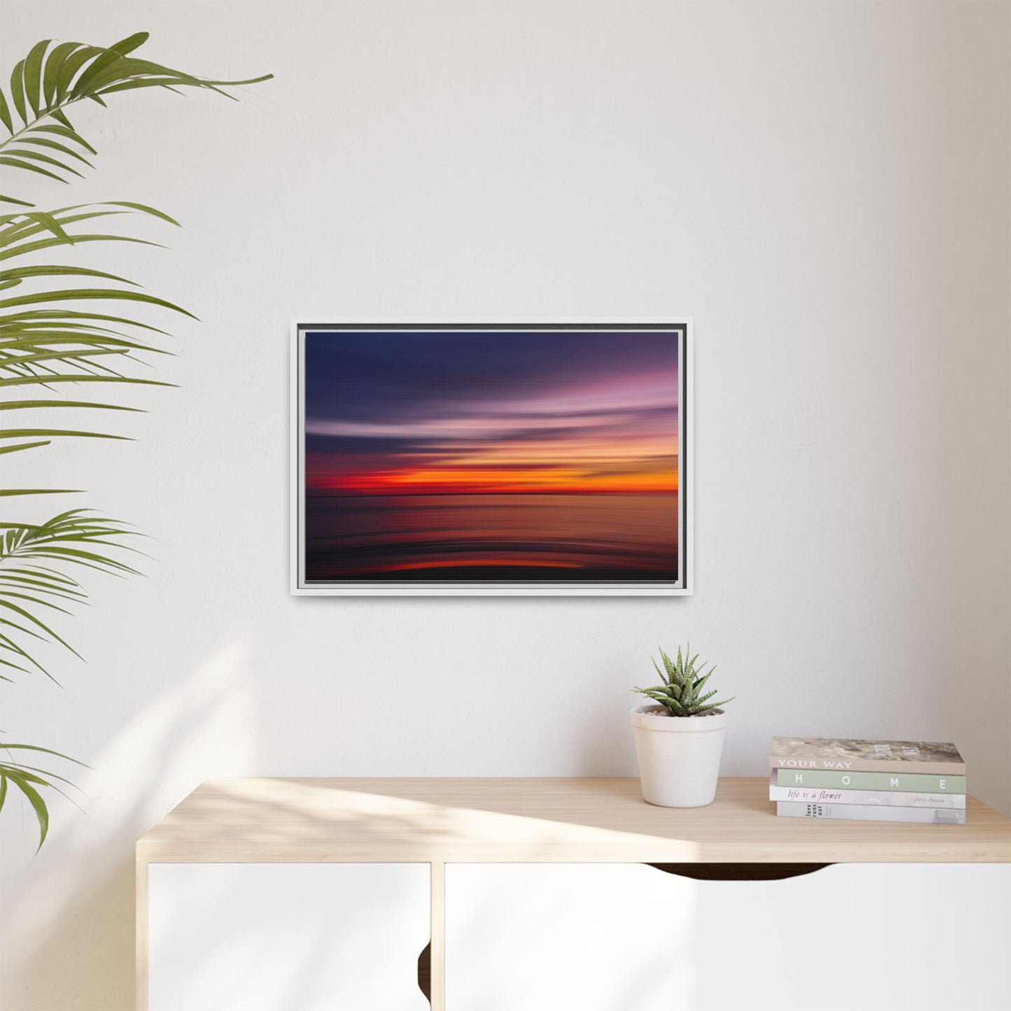 Sunset Blur – Abstract Canvas Print