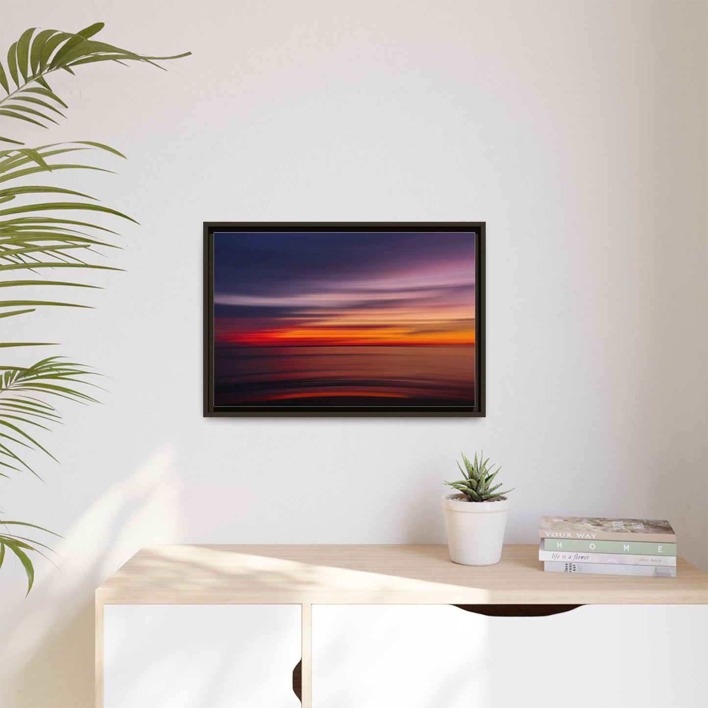 Sunset Blur – Abstract Canvas Print