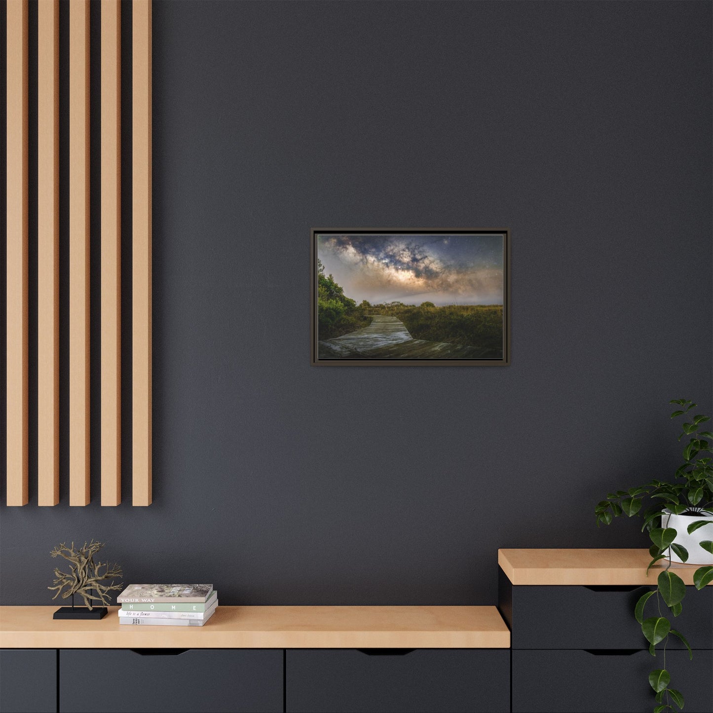 Night walk – Night Sky Canvas Wall Art
