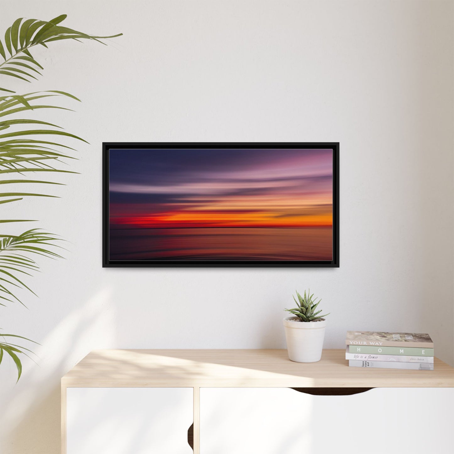Sunset Blur – Abstract Canvas Print