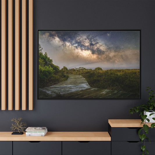 Night walk – Night Sky Canvas Wall Art