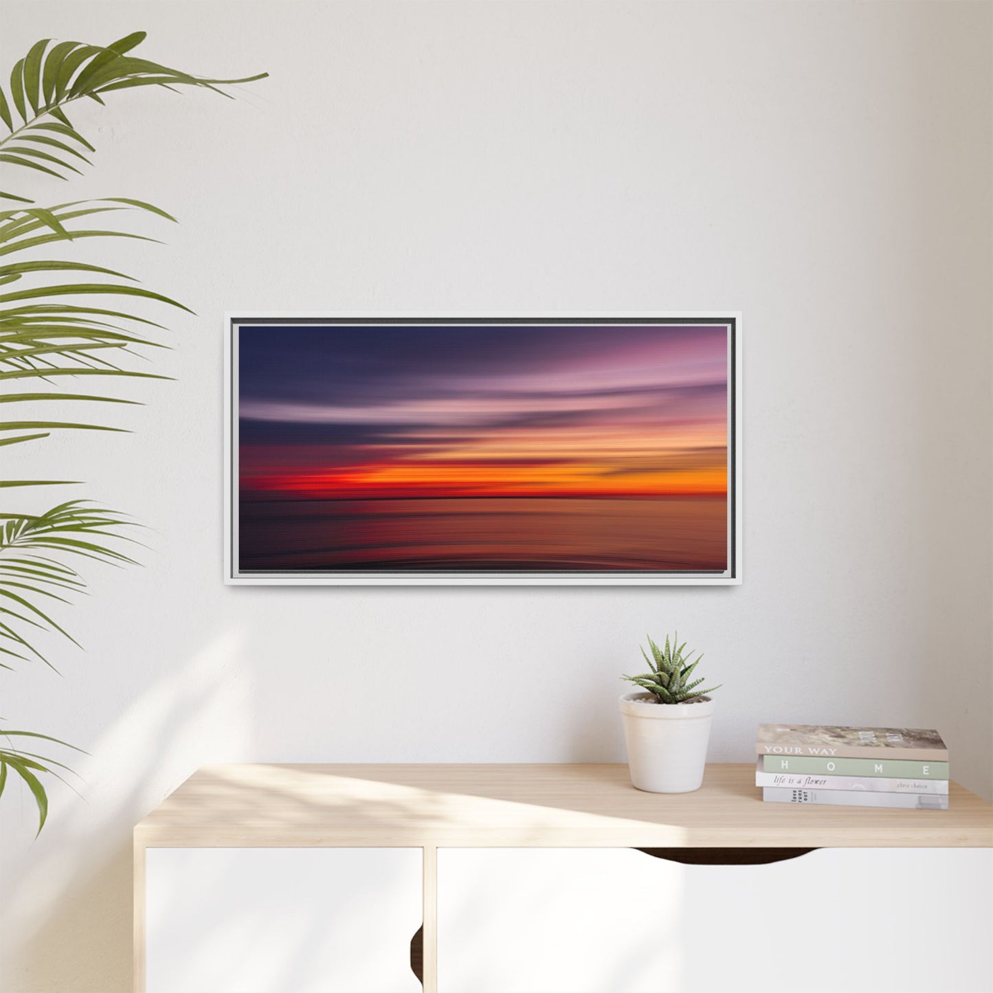 Sunset Blur – Abstract Canvas Print