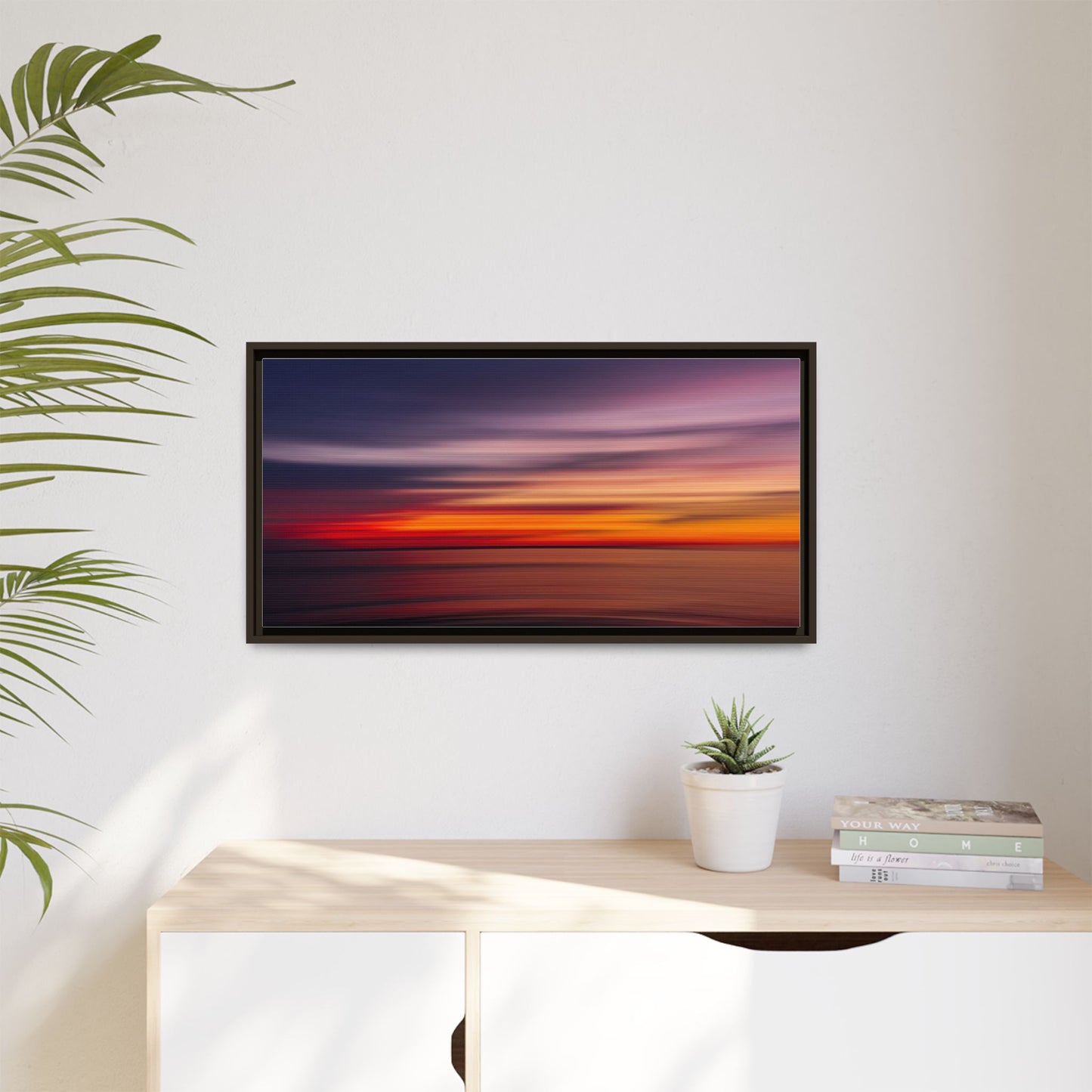 Sunset Blur – Abstract Canvas Print