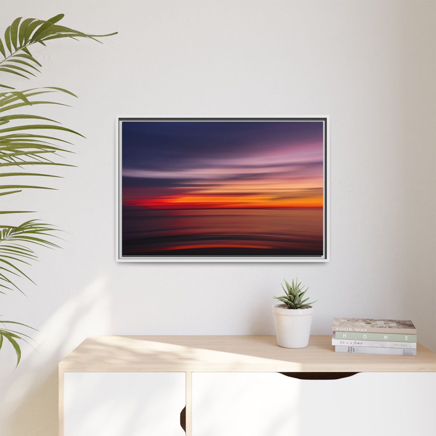 Sunset Blur – Abstract Canvas Print