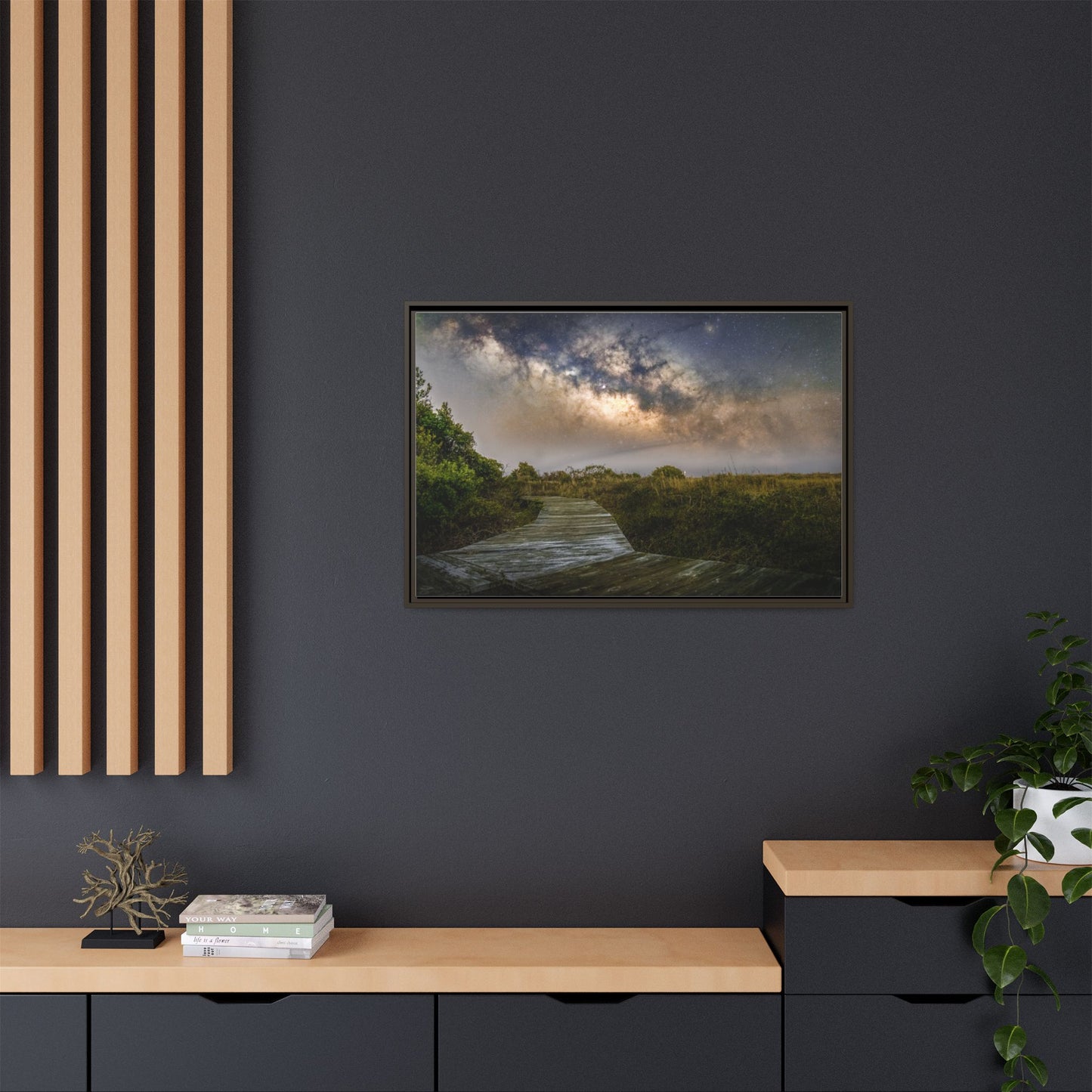 Night walk – Night Sky Canvas Wall Art