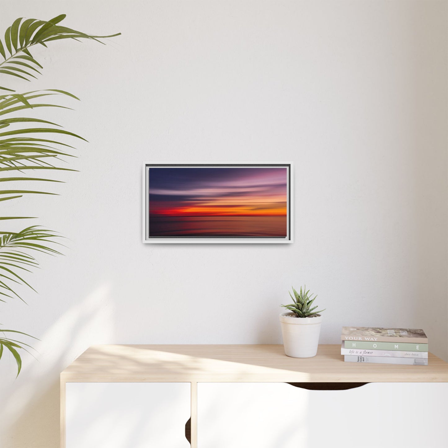 Sunset Blur – Abstract Canvas Print