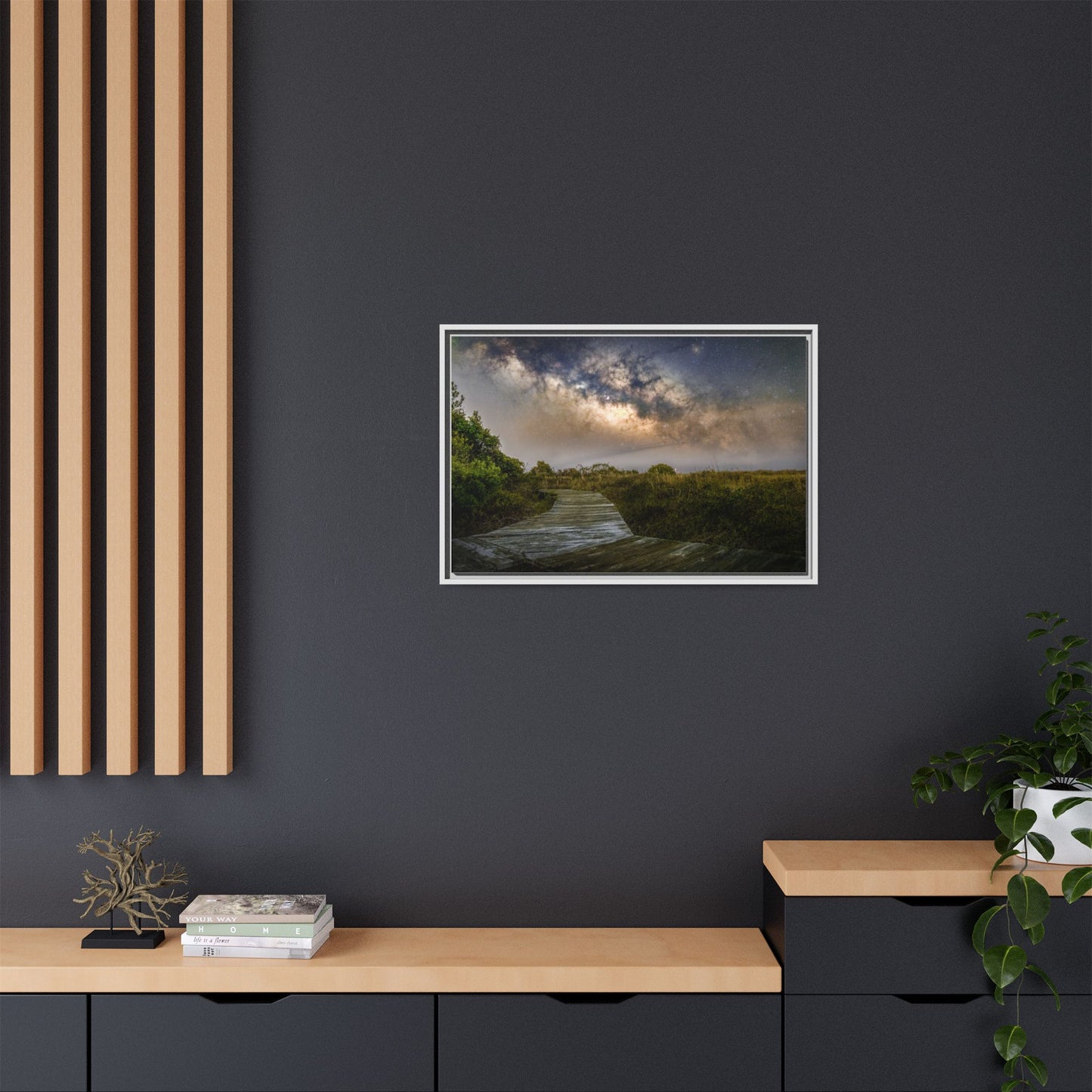 Night walk – Night Sky Canvas Wall Art