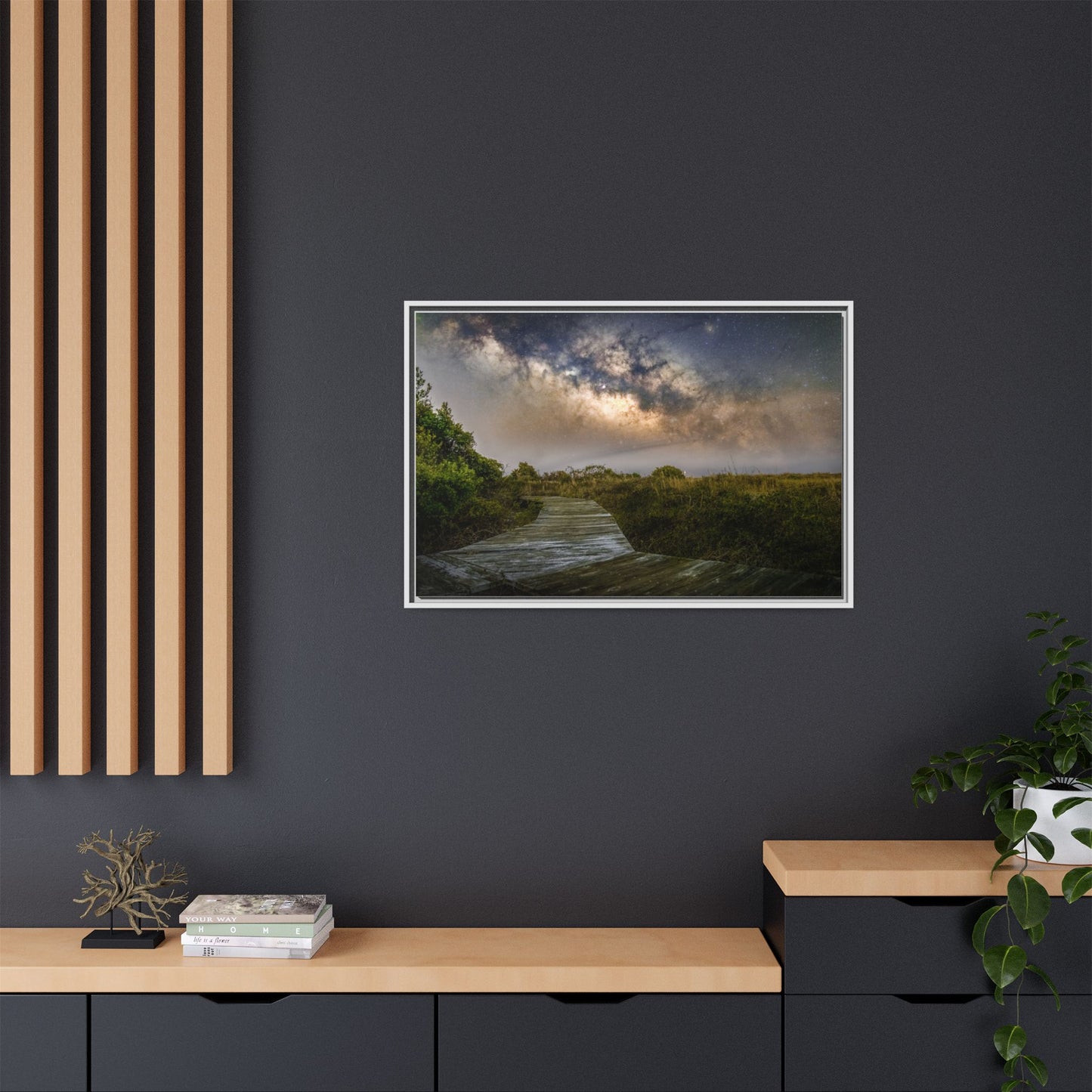 Night walk – Night Sky Canvas Wall Art