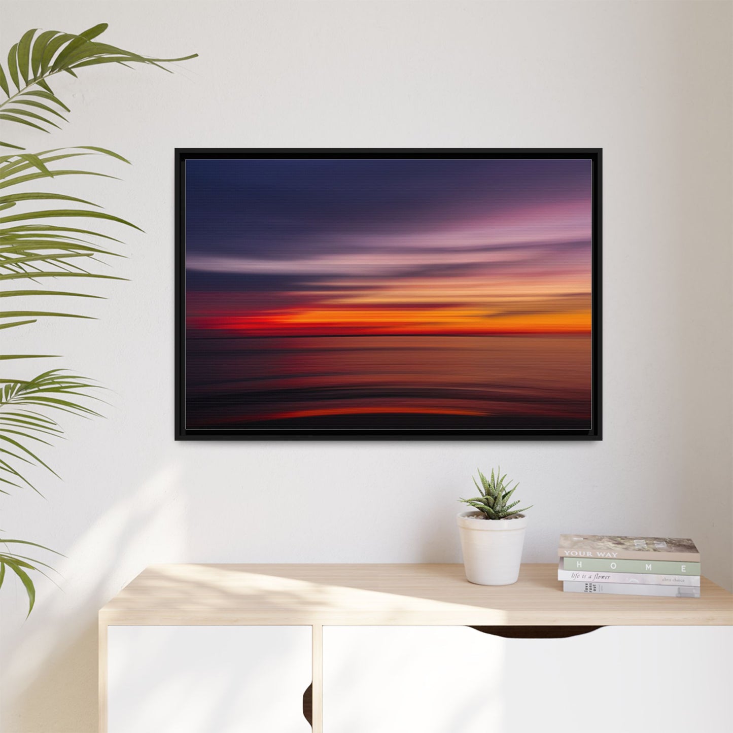 Sunset Blur – Abstract Canvas Print
