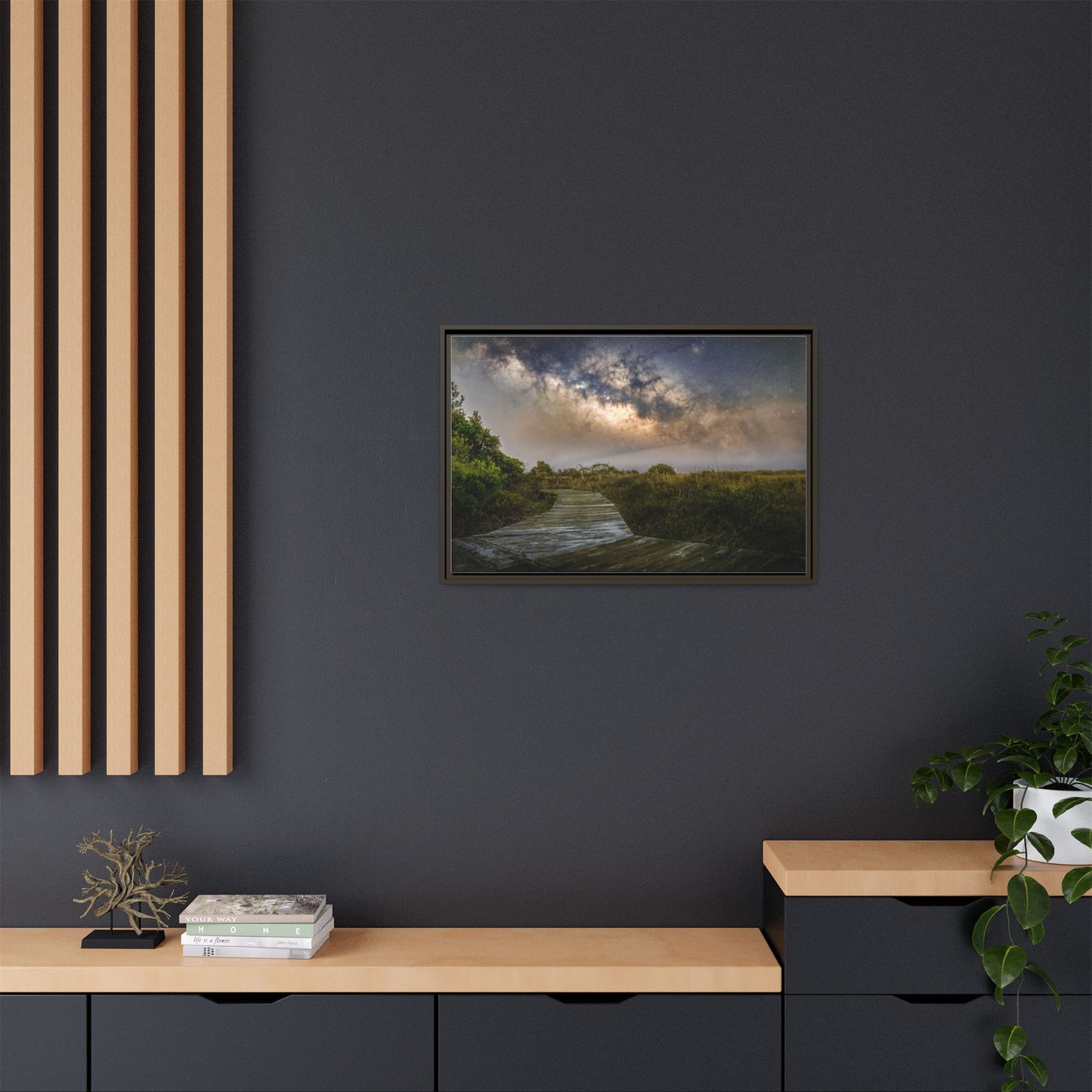 Night walk – Night Sky Canvas Wall Art