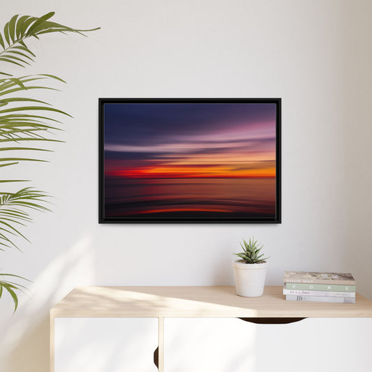 Sunset Blur – Abstract Canvas Print