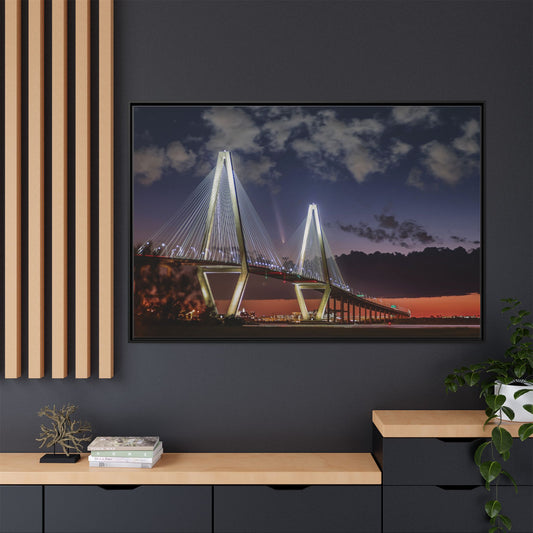 Stellar alignment – Night Scape Canvas Wall Art