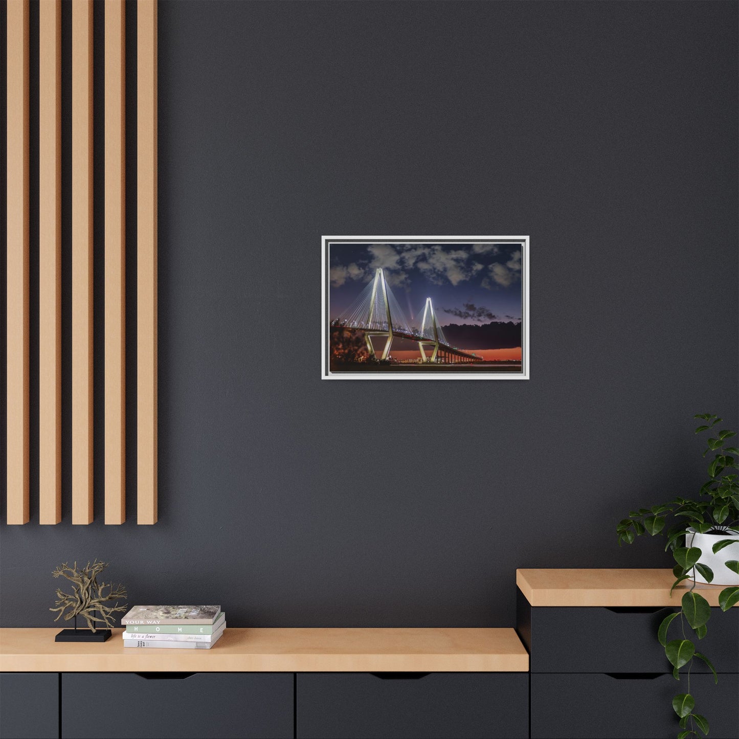 Stellar alignment – Night Scape Canvas Wall Art